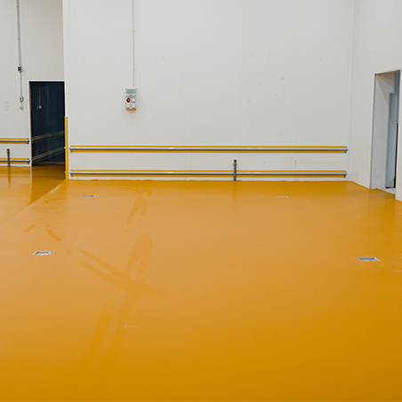 A vibrant color palette showcasing various paint options